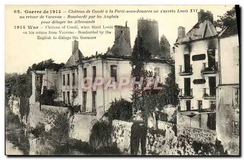 Cartes postales Chateau de Conde a La Ferte Sous Jouarre Ou S Arreta Louis