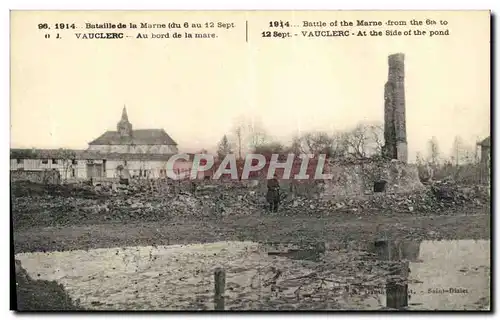 Ansichtskarte AK Vauclerc Au Bord De La Mare Militaria