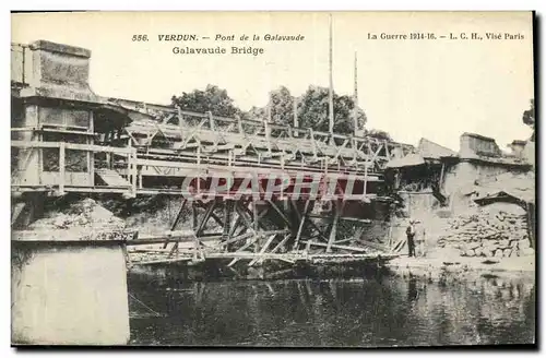 Ansichtskarte AK Verdun Pont de La Galavaude Militaria