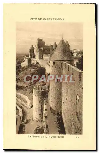 Cartes postales Cite De Carcassonne La Tour de l inquisition
