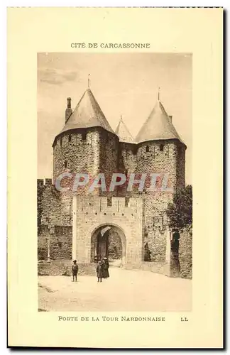 Cartes postales Cite De Carcassonne Porte De La Tour Narbonnaise