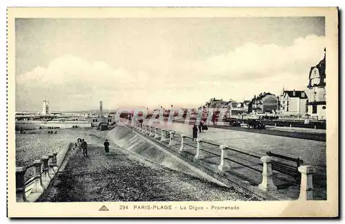 Cartes postales Paris Plage La Digue Promenade