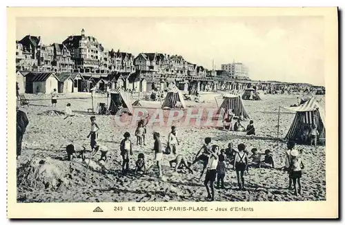 Cartes postales Paris Plage Le Touquet Jeux d enfants