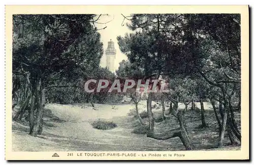 Cartes postales Le Touquet Paris Plage La Pinede et le Phare