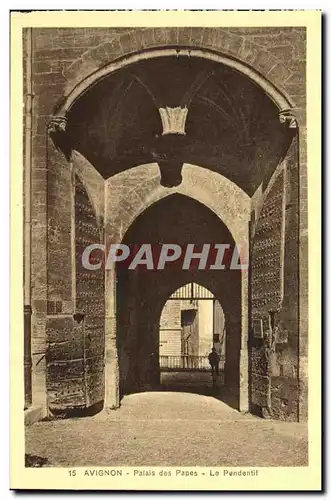 Cartes postales Avignon Palais des Papes Le Pendentif