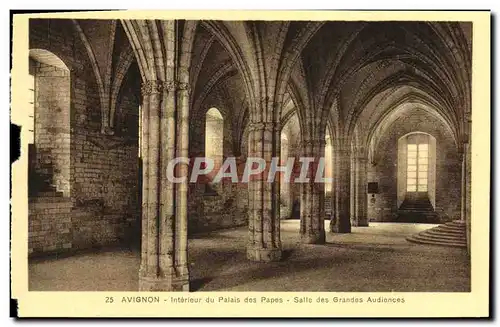 Ansichtskarte AK Avignon Palais des Papes Le Puits Interieur du Salle des Grandes Audiences