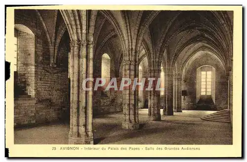 Cartes postales Avignon Palais des Papes Le Puits Interieur du Salle des Grandes Audiences