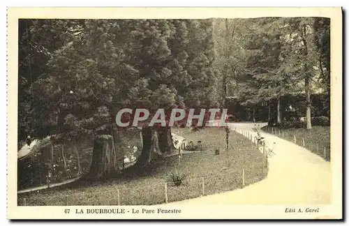 Ansichtskarte AK La Bourboule Le Parc Fenestre