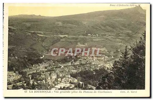 Cartes postales La Bourboule Vue Generale prise du Plateau de Charlannes