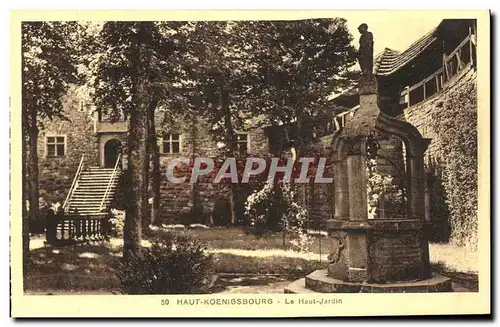 Cartes postales Haut Koenigsbourg Le Haut Jardin