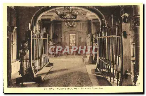 Cartes postales Haut Koenigsbourg Salle des Chevaliers