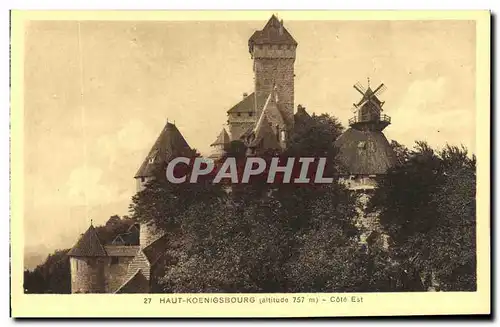 Cartes postales Haut Koenigsbourg Cote Est