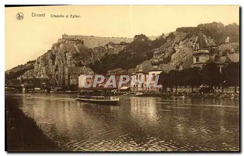 Cartes postales Dinant Citadelle et Eglise