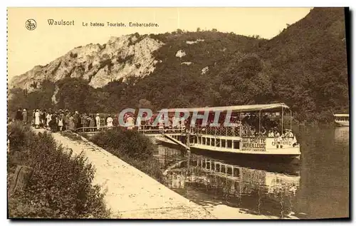 Cartes postales Waulsort Le Bateau Touriste Embarcadere