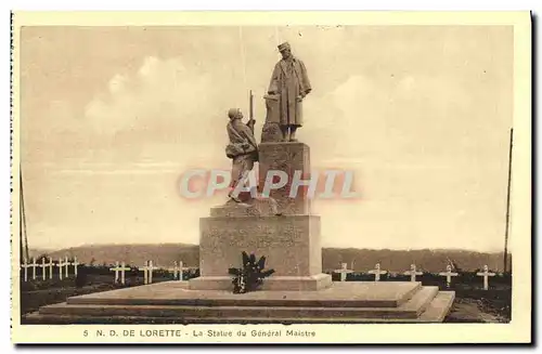 Ansichtskarte AK ND De Lorette Le Statue du General Maistre