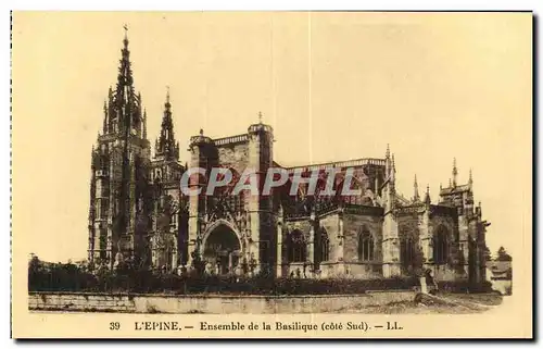 Cartes postales L Epine Ensemble de la Basilique