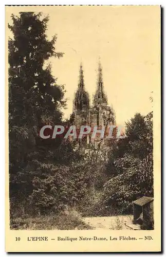 Ansichtskarte AK L Epine La Basilique Notre Dame Les Fleches