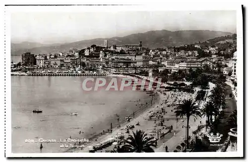 Cartes postales Cannes La Croisette et le Suquet