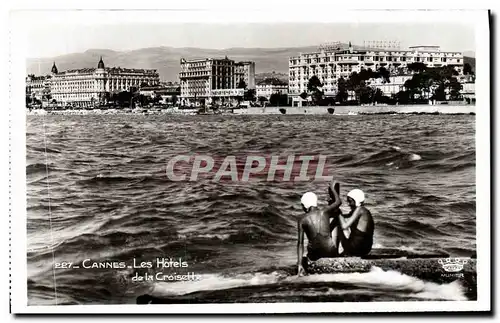 Cartes postales Cannes Les Hotels de la Croisette