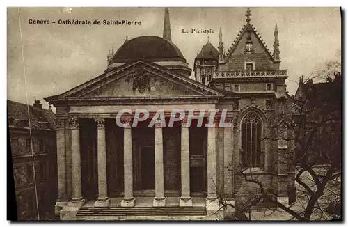 Cartes postales Geneve Cathedrale de Saint Pierre