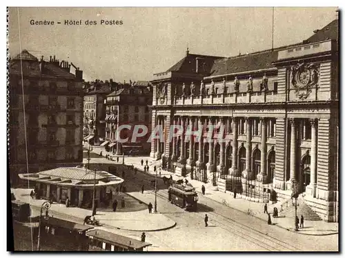 Cartes postales Geneve Hotel des Postes