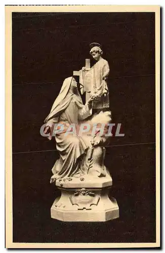 Ansichtskarte AK Les Buissonnets Statue de Sainte Therese de l enfant Jesus