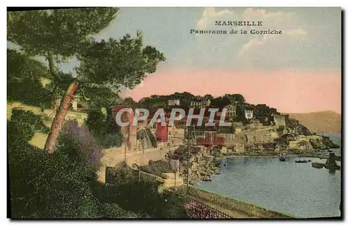 Cartes postales Marseille Panorama de la Corniche