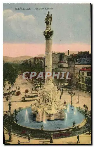 Cartes postales Marseille Fontaine Cantini