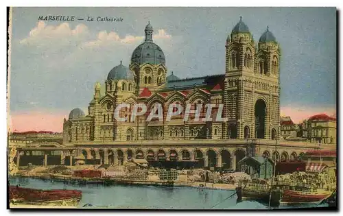 Cartes postales Marseille La Cathedrale