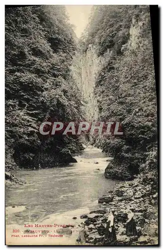 Cartes postales St Sauveur Les gorges du Gave