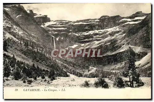 Cartes postales Gavarnie Le Cirque