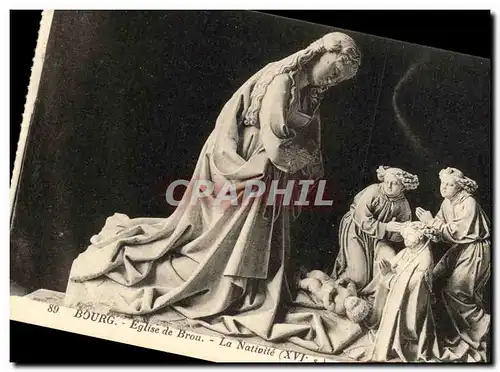 Cartes postales Bourg Eglise de Brou La Nativite