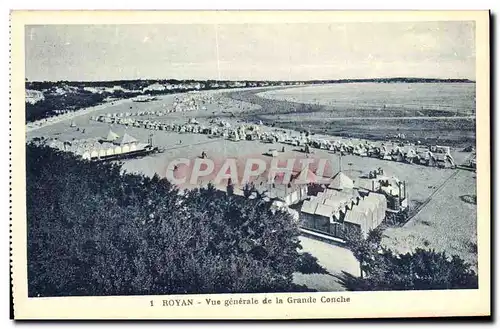 Cartes postales Royan Vue Generale de la Grande Conche