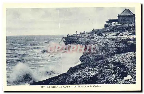 Ansichtskarte AK Royan La Grande Cote La Falaise et le Casino