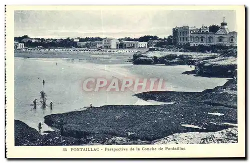 Cartes postales Pontaillac Perspective de la Conche