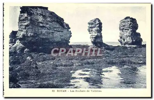 Cartes postales Royan Les Rochers de Vallieres