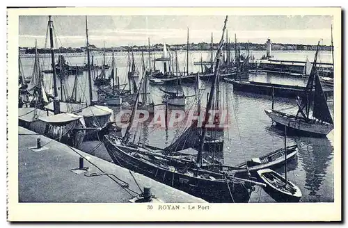 Cartes postales Royan Le Port Bateaux