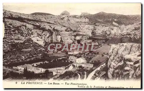 Ansichtskarte AK La Provence Les Baux Vue Panoramique