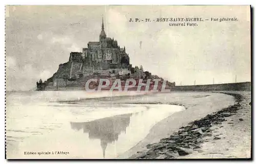 Cartes postales Mont Saint Michel Vue Generale