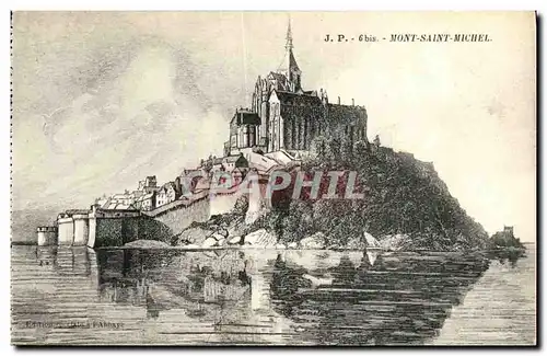 Cartes postales Mont Saint Michel