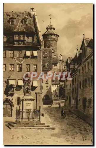 Cartes postales Nurnberg Durerplatz