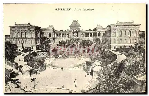Cartes postales Marseille Palais Longchamp