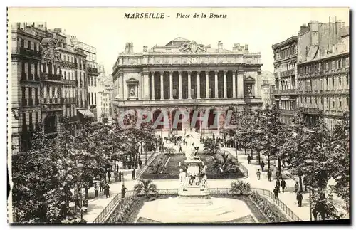 Cartes postales Marseille Place de la Bourse