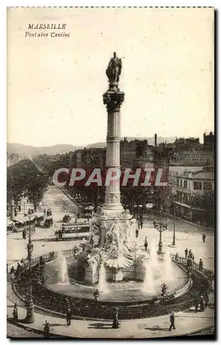 Cartes postales Marseille Fontaine Cantini