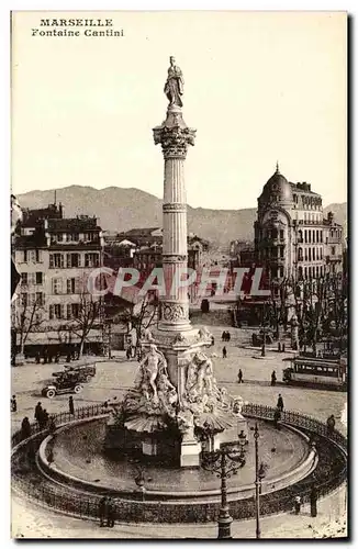 Cartes postales Marseille Fontaine Cantini