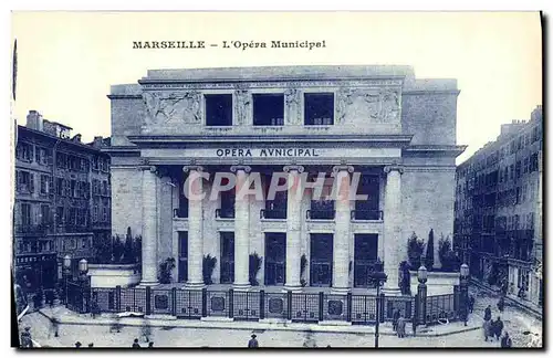 Cartes postales Marseille L Opera Municipal