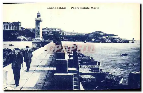 Cartes postales Marseille Phare Sainte Marie