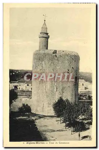 Cartes postales Aigues Mortes Tour de Constance