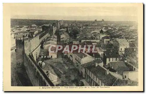 Cartes postales Aigues Mortes Vue Generale prise de la Tour de Constance