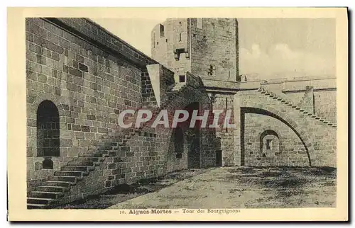 Cartes postales Aigues Mortes Tour des Bourguignons